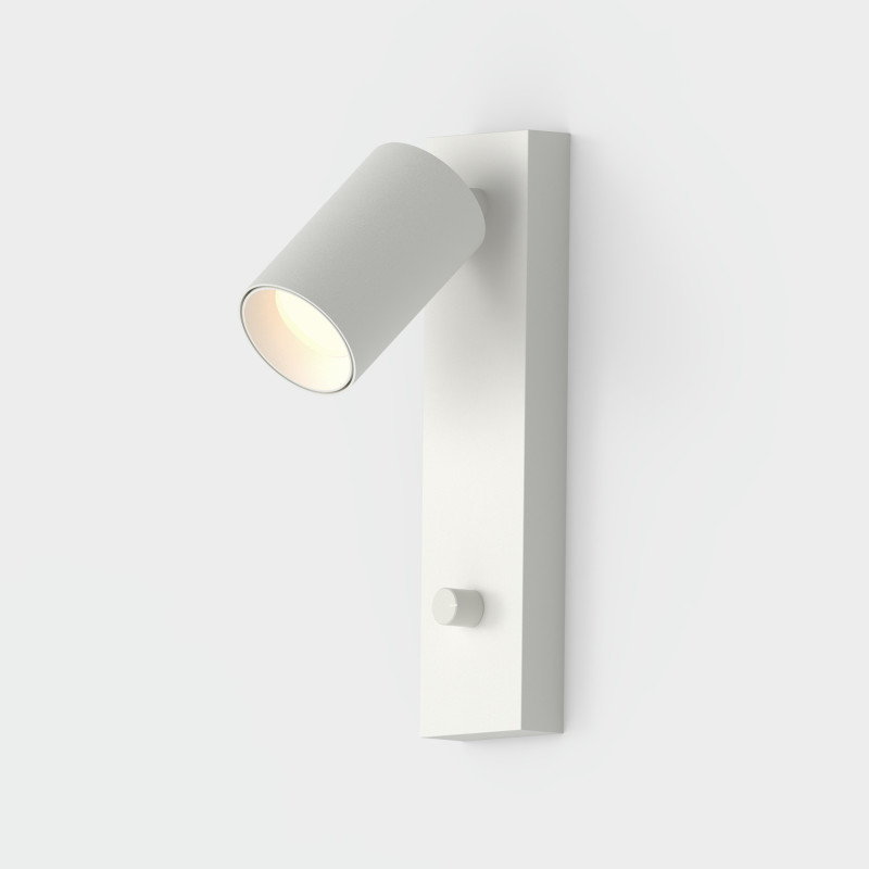 Gina Wall Lamp 16/3874 White, LED GU10 8W, CL.I, With dimmer switch