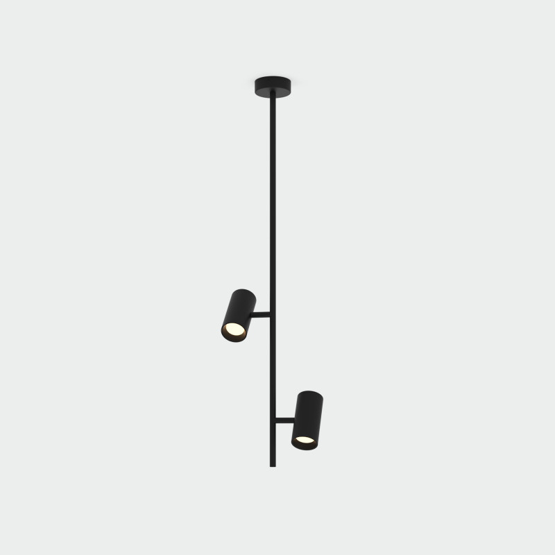 Gina Pendant lamp 3874/2 Black, LED GU10 2x8W, CL.I