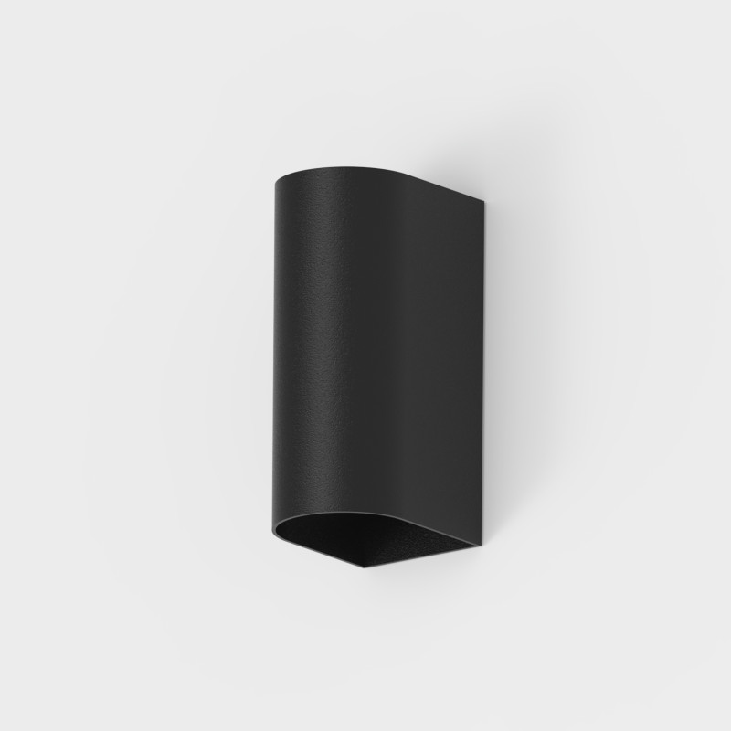 Glowi Wall Lamp 16/4011 Black, LED 2x5,5W 1060lm, CRI90 CL.I IP65, Kelvin 2700K-3000K Slide Switch, MULTI-PACK