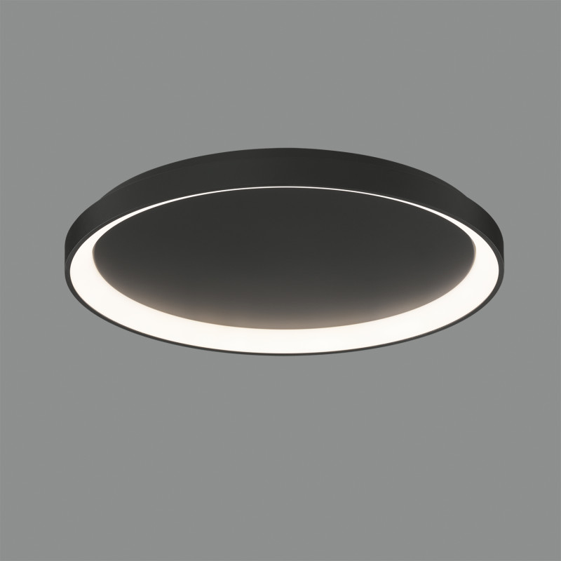 Grace stropné svietidlo 3848/58 Black, LED 44W 3960lm, CRI90 CL.I, Integrated LED, 2700K-3000K-4000K Slide Switch, Dim. Triac, 