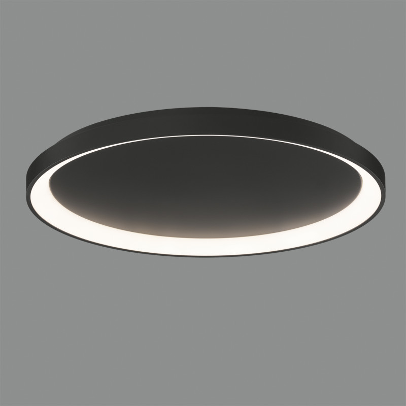 Grace stropné svietidlo 3848/78 Black, LED 77W 6930lm, CRI90 CL.I, Integrated LED, 2700K-3000K-4000K Slide Switch