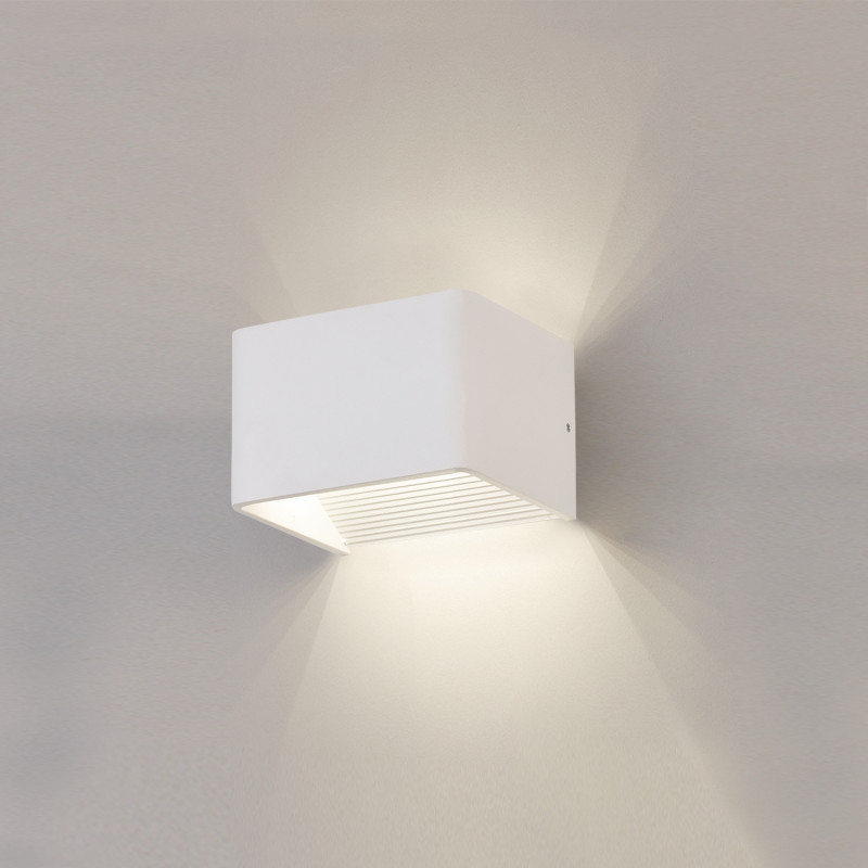 Icon Wall Lamp 16/3089-10 White, LED 8.5W 890lm, CRI90 CL.II, Integrated LED, 2700K-3000K-4000K Slide Switch, Dim. DALI/Push, ON
