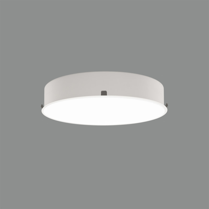 Isia Recessed 3453/40 White, LED 30W 3540lm, CRI90 CL.I, Integrated LED, 2700K-3000K-4000K Slide Switch, Dim. DALI/Push, ON-DEMA