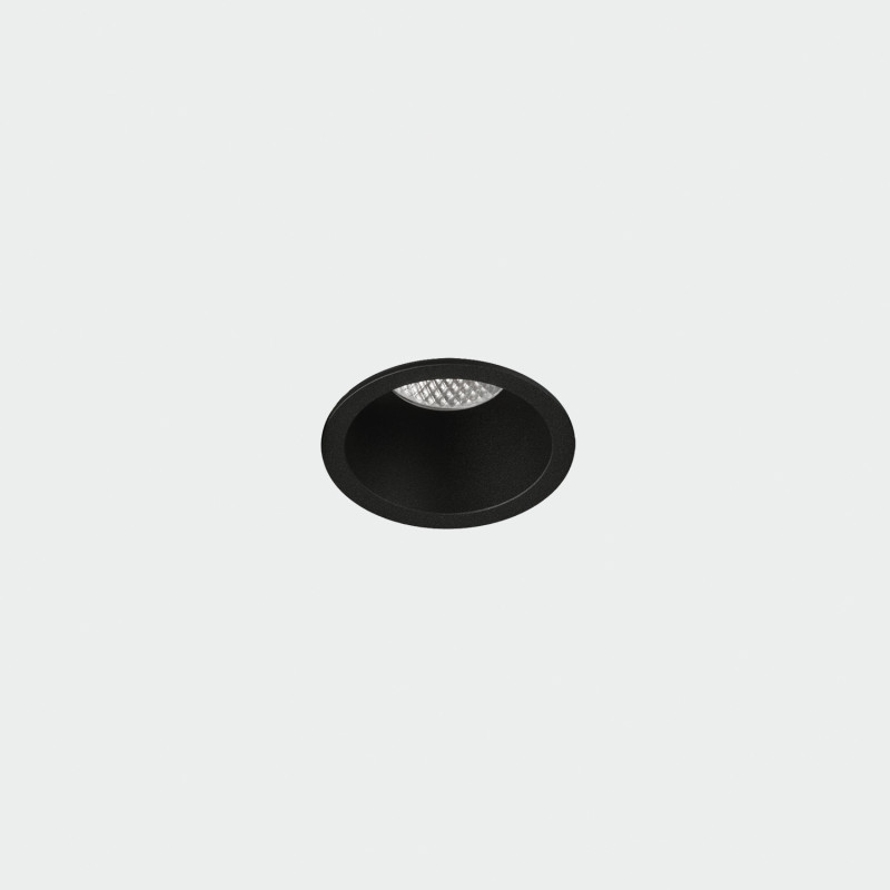Kidal Recessed Ø49mm Black, LED COB 4,5W 4000K 585lm, CRI90 CL.II IP44/IP20, MULTI-PACK