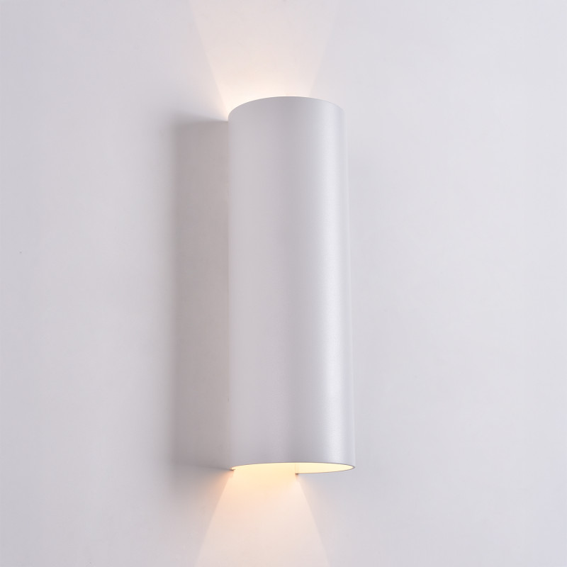 Kowa Wall Lamp 400 mm White, LED 2x5.5W 1060lm, CRI90 CL.I IP65, Kelvin 2700K-3000K Slide Switch, MULTI-PACK