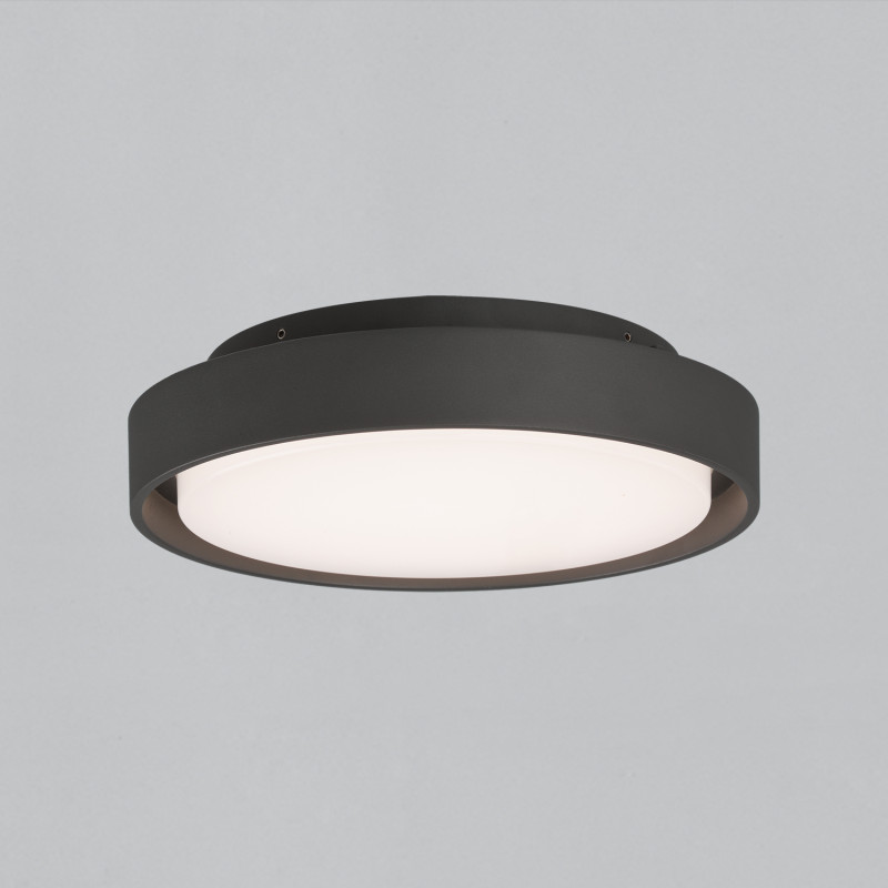Kuma stropné svietidlo 2082/25 Anthracite, LED 14W 1060lm, CRI90 CL.I IP65, Kelvin 2700K-3000K Slide Switch