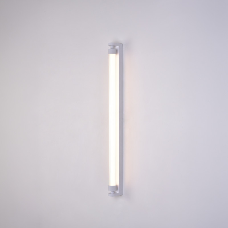 Lineo Wall Lamp 16/4008-90 White, LED 16W 1530lm, CRI90 CL.I IP44, Kelvin 2700K-3000K Slide Switch, Dim. DALI/Push, ON-DEMAND **
