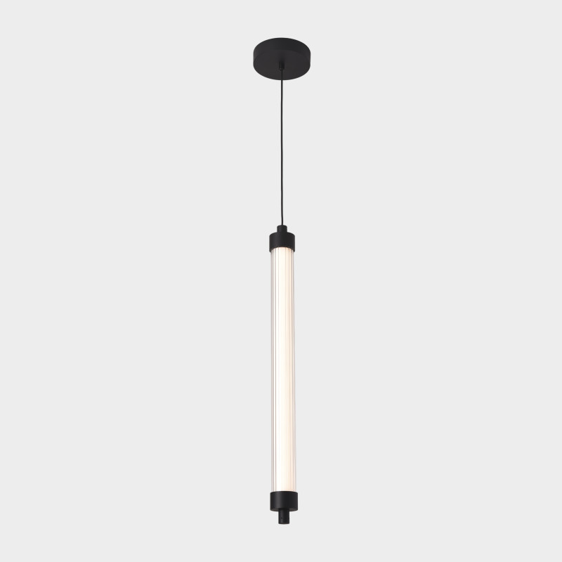 Lineo Pendant lamp 600mm Black, LED 11W 1050lm, CRI90 CL.I, Kelvin 2700K-3000K Slide Switch
