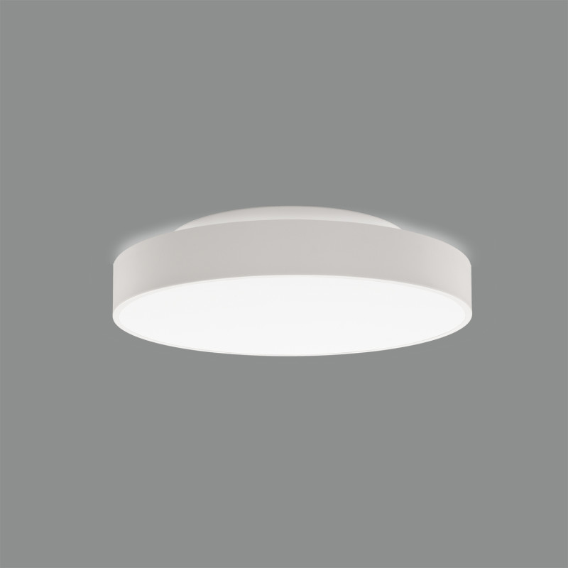 Lisboa stropné svietidlo 3851/40 White, LED 31,5W 2873lm + 5W 634lm, CRI90 CL.I, 3000K-4000K Slide Switch