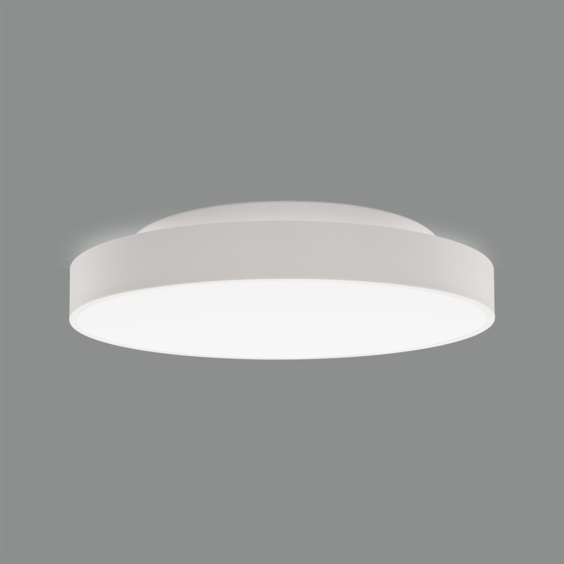 Lisboa stropné svietidlo 3851/60 White, LED 54W 4849lm + 7,5W 1188lm, CRI90 CL.I, Integrated LED, 3000K-4000K Slide Switch