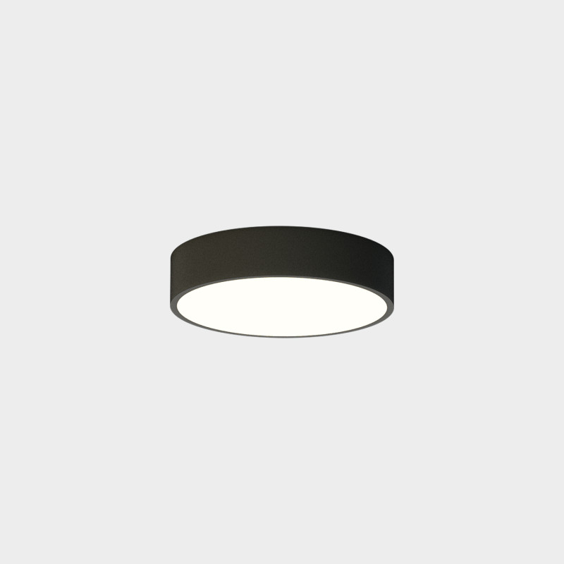 London stropné svietidlo 3760/20 Black, LED 12W 1515lm, CRI90 CL.I, Integrated LED, 2700K-3000K-4000K Slide Switch