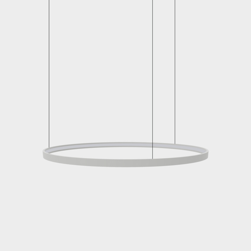 Loop Module Ø1200mm White, LED 83W 7055lm, CRI90 CL.III, Kelvin 2700K-3000K Slide Switch