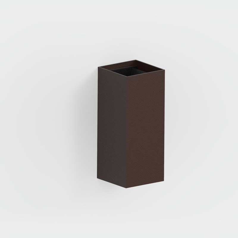 Lumo Wall Lamp 16/4006 Corten, LED 2x5,5W 1060lm, CRI90 CL.I IP65, Kelvin 2700K-3000K Slide Switch, MULTI-PACK