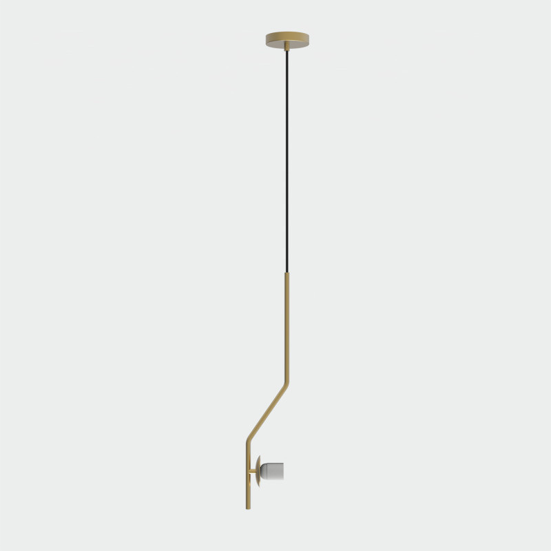 Maui Pendant lamp 8163 Matte Antique Gold, LED E27 15W, CL.I, Without glass shade