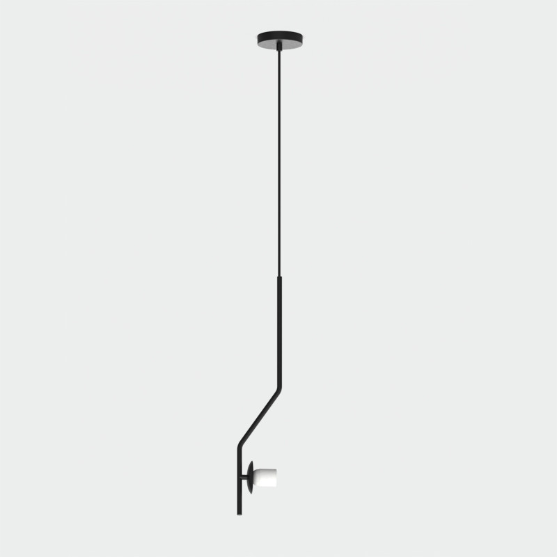 Maui Pendant lamp 8163 Matte Black, LED E27 15W, CL.I, Without glass shade