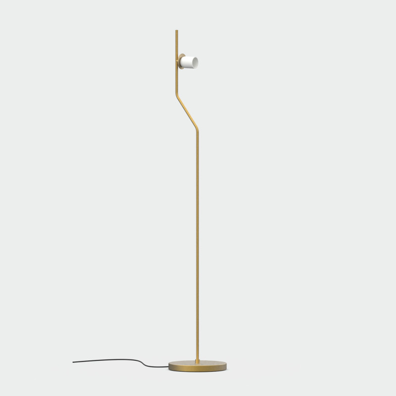 Maui Floor lamp 8163 Matte Antique Gold, LED E27 15W, CL.II, Without glass shade