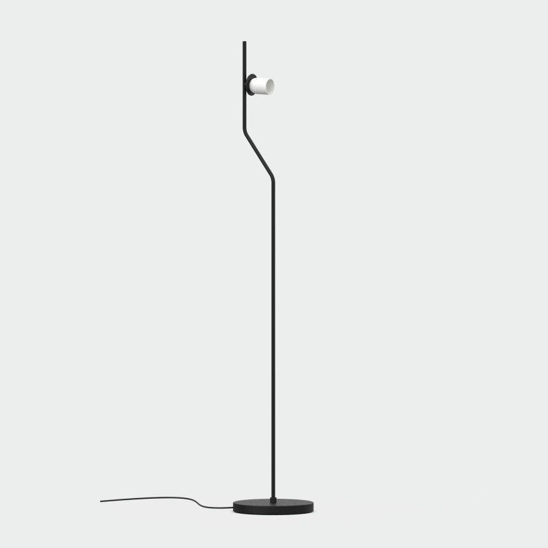 Maui Floor lamp 8163 Matte Black, LED E27 15W, CL.II, Without glass shade