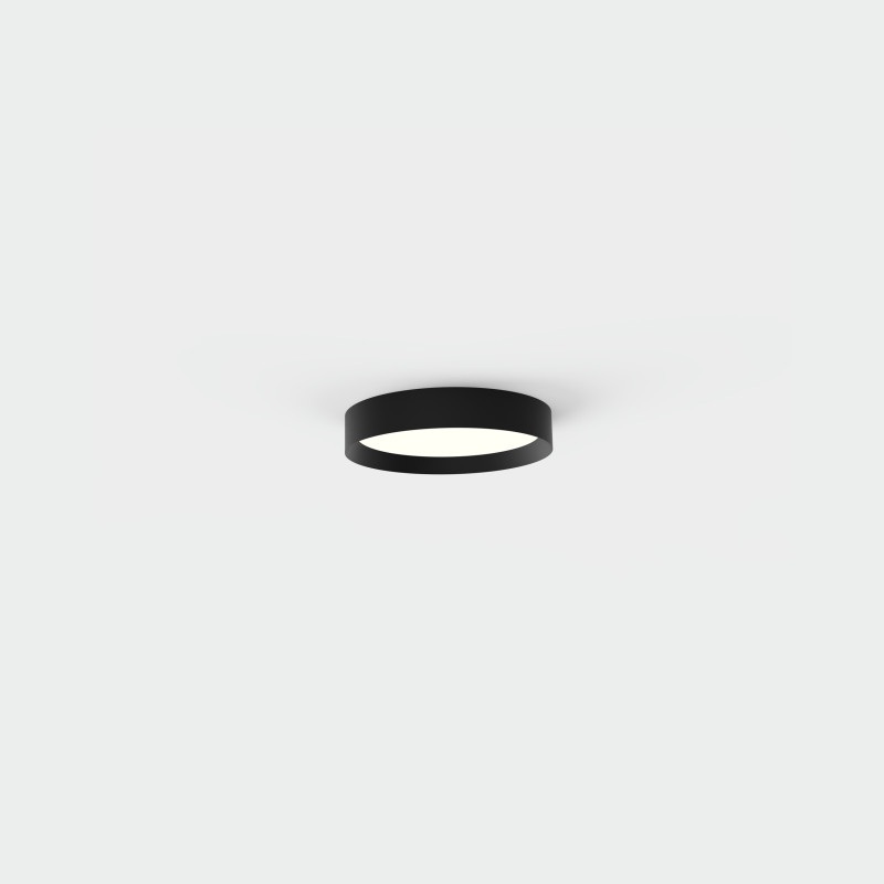 Minsk stropné svietidlo 3758/30 Black, LED 18W 2520lm, CRI90 CL.I, Integrated LED, 2700K-3000K-4000K Slide Switch, Dim. DALI/Pu