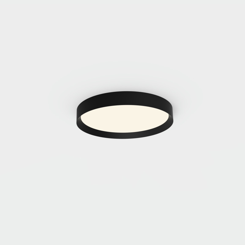 Minsk stropné svietidlo 3758/40 Black, LED 22W 3225lm, CRI90 CL.I, Integrated LED, 2700K-3000K-4000K Slide Switch