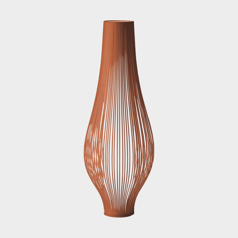 Mirta Floor lamp 3054/135 Terracotta, LED E27 3x15W, CL.II, Cable swith, MULTI-PACK