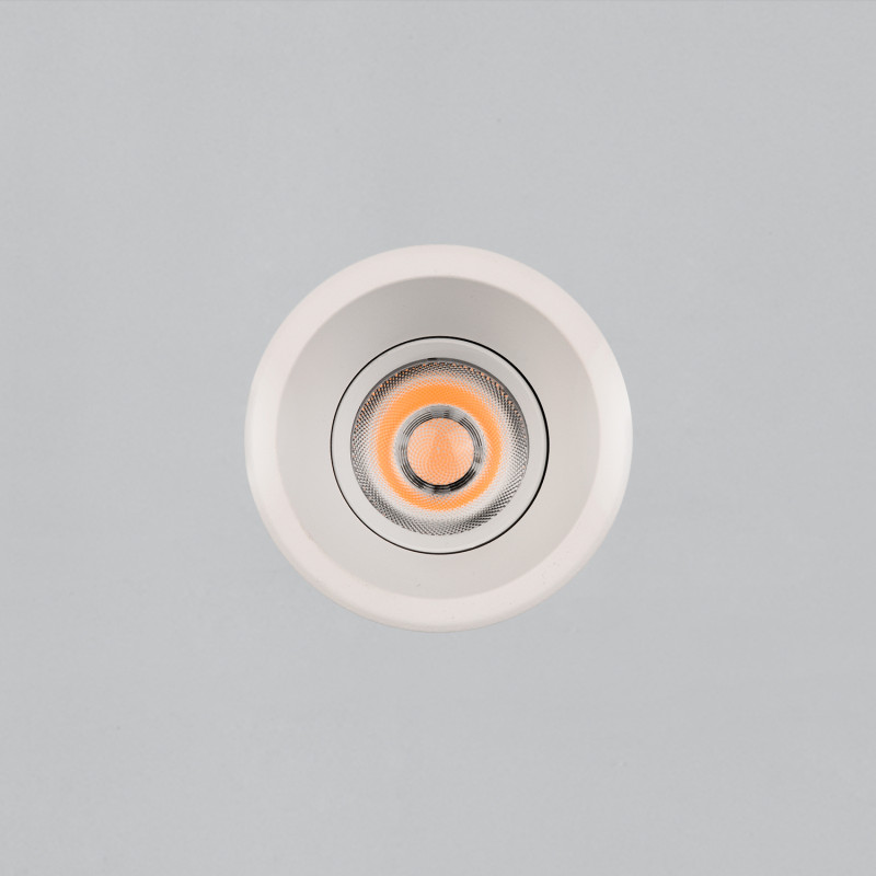 Move Recessed 3984/8 Circular White, LED COB 12W 1425lm, CRI90 CL.II IP44/IP20, 3000K-4000K Slide Switch, Dim. DALI/Push, MULTI-