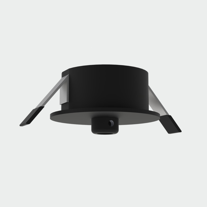 Pipe Kit Base Empotrable Ø60mm Black, Without lighting