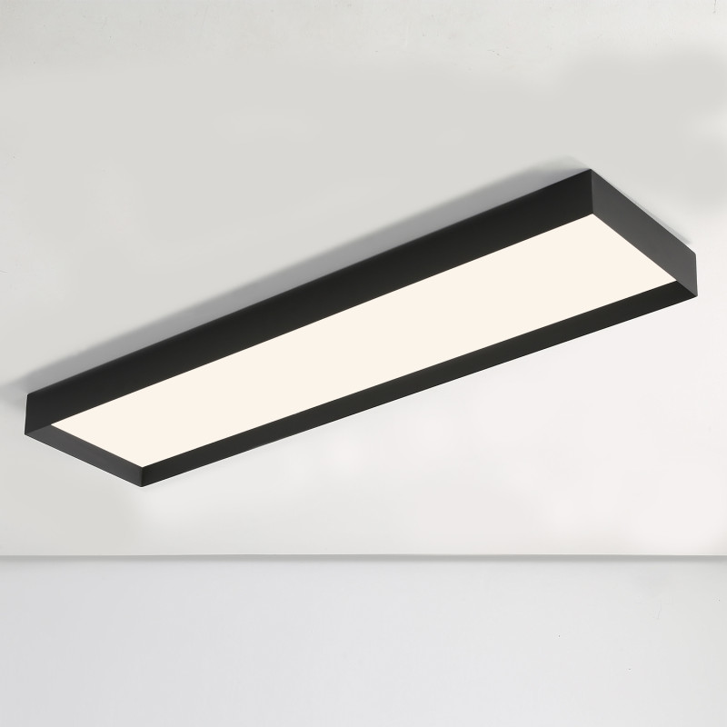Munich stropné svietidlo 3759/120 Black, LED 68W 8465lm, CRI90 CL.I, Integrated LED, 2700K-3000K-4000K Slide Switch