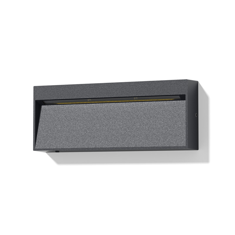 Nashira Wall Lamp 16/2062 Anthracite, LED 4.5W 588lm, CRI80 CL.I IP65, 2200K-2700K-3200K-4000K Slide Switch