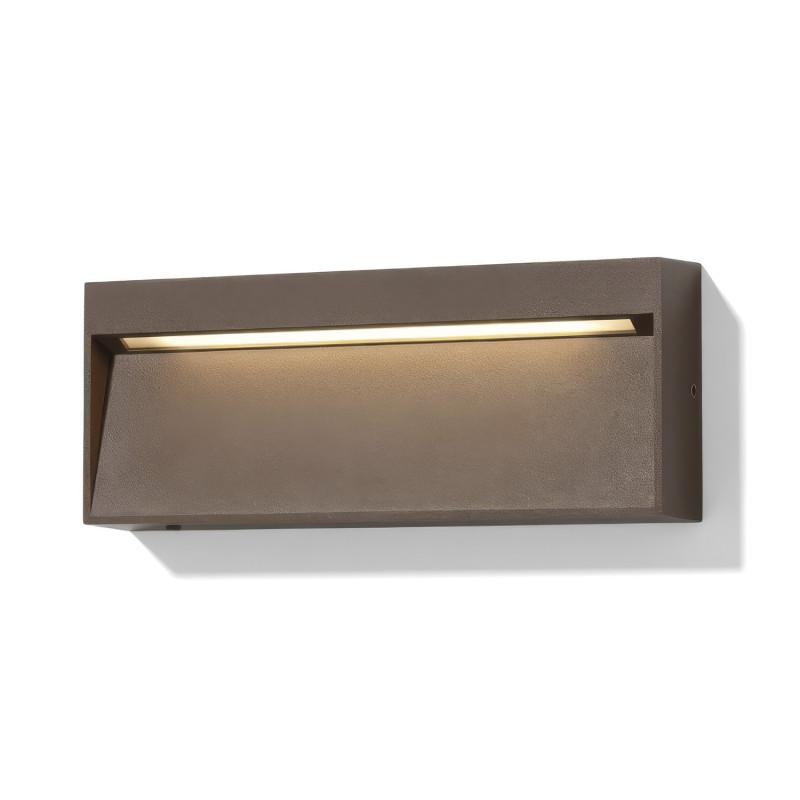 Nashira Wall Lamp 16/2062 Corten, LED 4.5W 588lm, CL.I IP65, 2200K-2700K-3200K-4000K Slide Switch, ON-DEMAND **