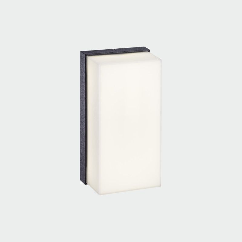 Noel Wall Lamp 16/2090 Anthracite, LED 10W 550lm, CRI90 CL.I IP65, Integrated LED, Kelvin 2700K-3000K Slide Switch