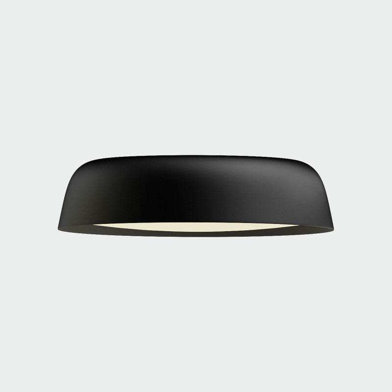 Oslo stropné svietidlo Ø600mm Black, LED 38W 4840lm, CRI90 CL.I, 2700K-3000K-4000K Slide Switch, Dim. Triac, ON-DEMAND **