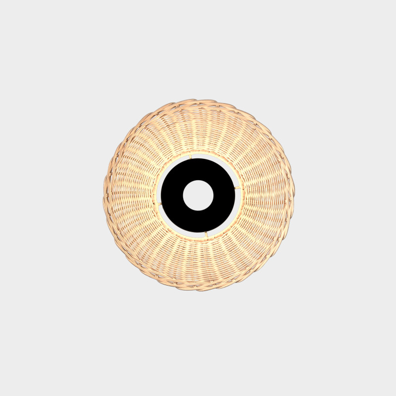 Pamela Shade Ø350x55mm Natural Rattan