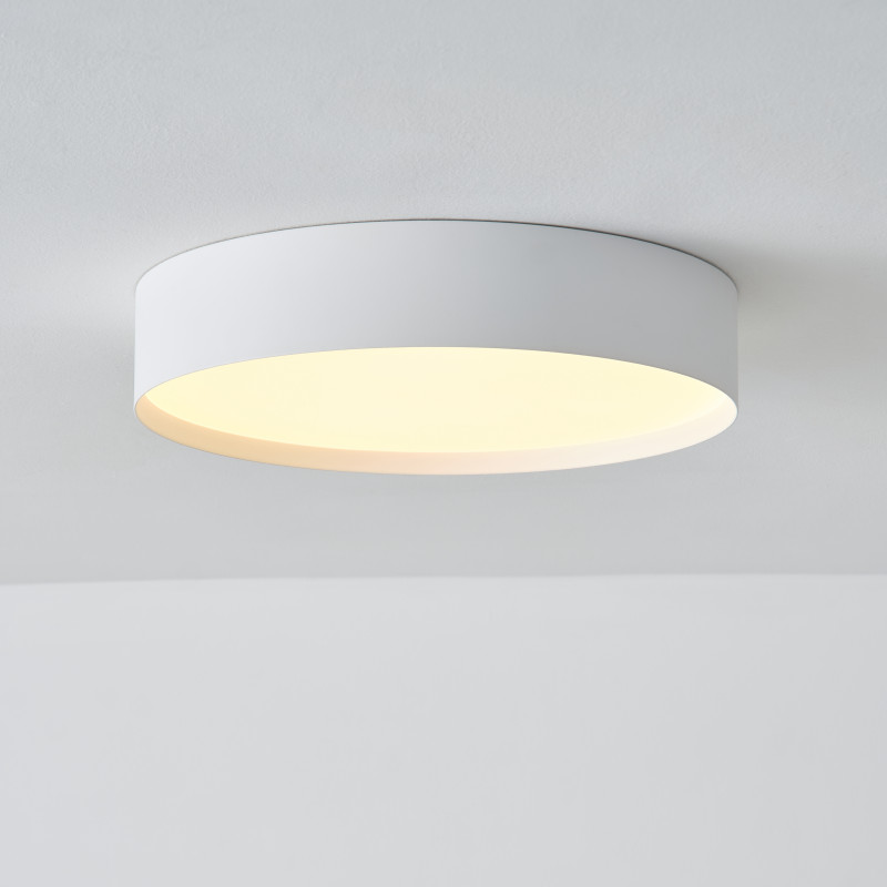 Paris stropné svietidlo 4028/40 White, LED 32.5W 4545lm, CRI90 CL.I IP54, Integrated LED, 2700K-3000K-4000K Slide Switch, Dim. 