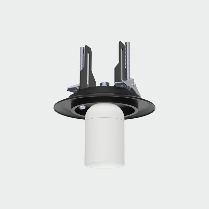 Parma Recessed Matte Black, LED E27 15W, CL.II IP44, Without glass shade