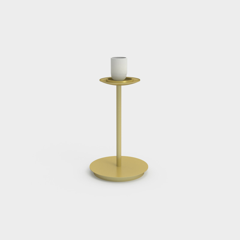 Parma Table lamp Matt Antique Gold, LED E27 15W, CL.II, Without glass shade
