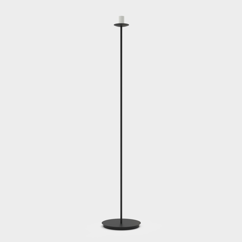 Parma Floor lamp Matte Black, LED E27 15W, CL.II, Without glass shade