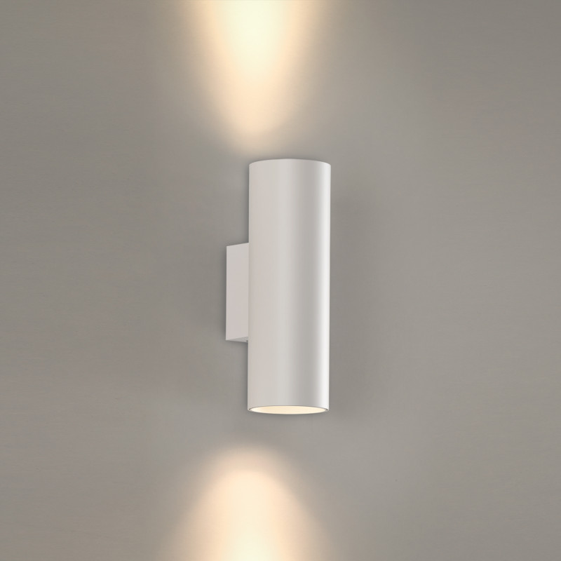 Pipe Wall Lamp 16/3986-2 White, LED COB 2x6W 4000K 1550lm, CRI90 CL.I, Dim. DALI/Push, ON-DEMAND **