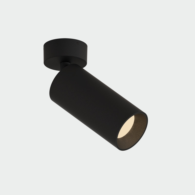 Pipe Spotlight 3986/60 Ø60x130 mm Black, LED GU10 8W, CL.I, Adjustable