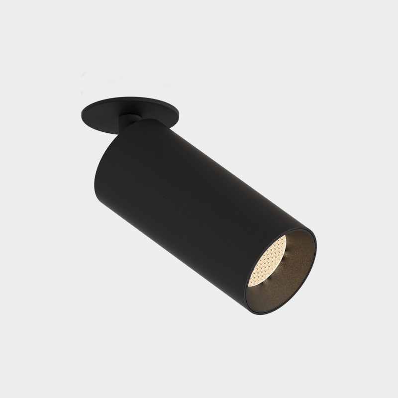 Pipe Recessed 3986 Black, LED COB 12W 2700K 1330lm, CRI90 CL.II, Dim. Triac, ON-DEMAND **