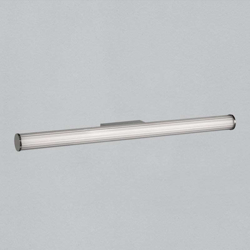 Sara Wall Lamp 900mm Opal/Chrome, LED 22W 2050lm, CRI90 CL.II IP44, 2700K-3000K-4000K Slide Switch, Dim. Triac, ON-DEMAND **