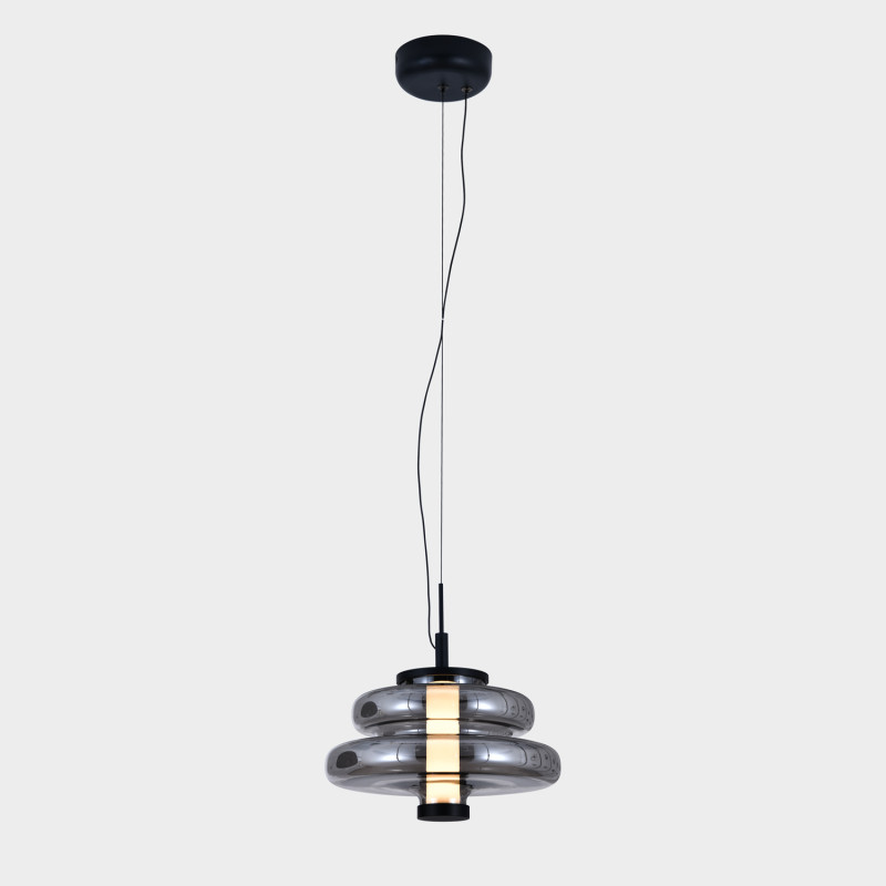 Sira Pendant lamp Ø250 mm Fumé, LED 9.5W 2700K 855lm, CRI90 CL.I, MULTI-PACK