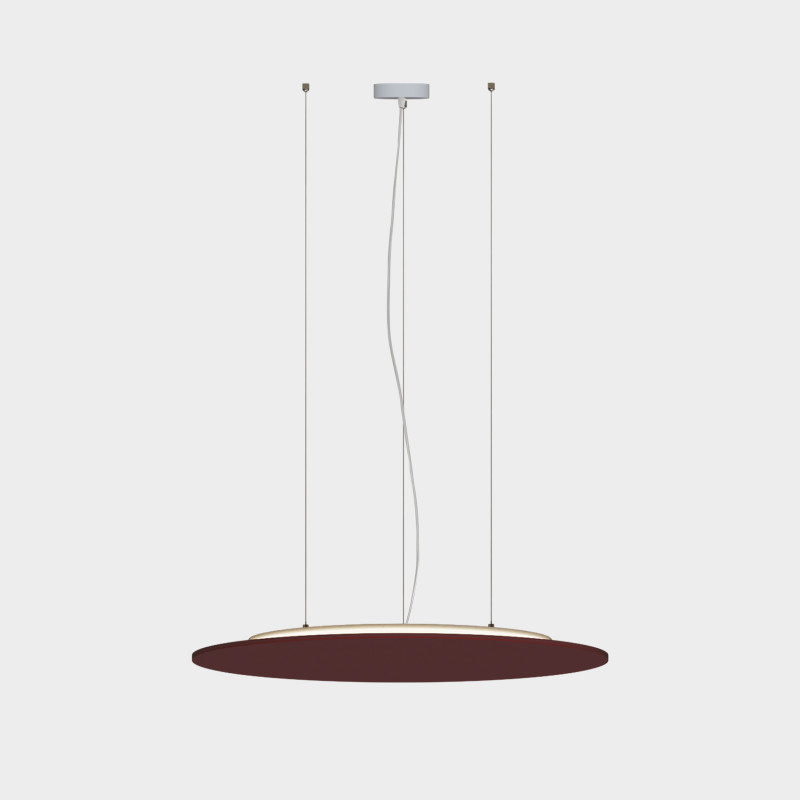 Sound Pendant lamp Ø700mm Terra, LED 25W 2700K 2360lm, CRI90 CL.II, ON-DEMAND **