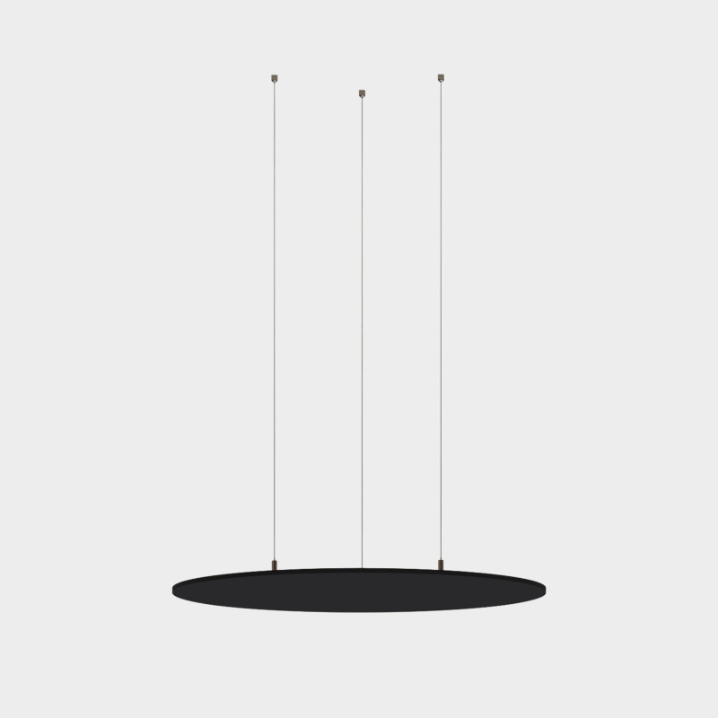 Sound Pendant lamp Ø700mm Anthracite, Without lighting, ON-DEMAND **