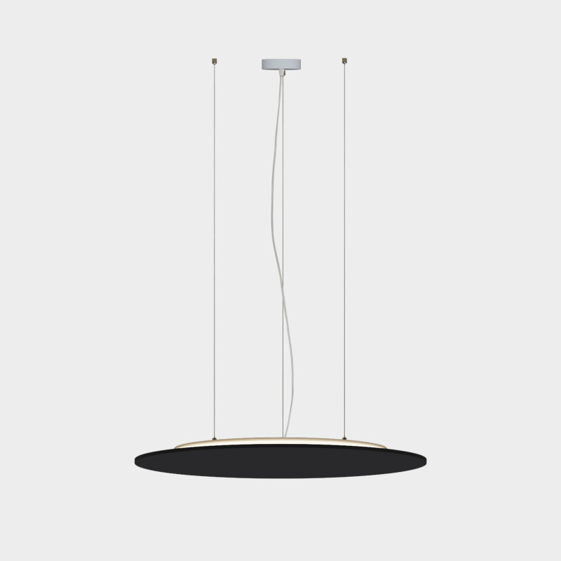 Sound Pendant lamp Ø700mm Anthracite, LED 25W 2700K 2360lm, CRI90 CL.II, ON-DEMAND **