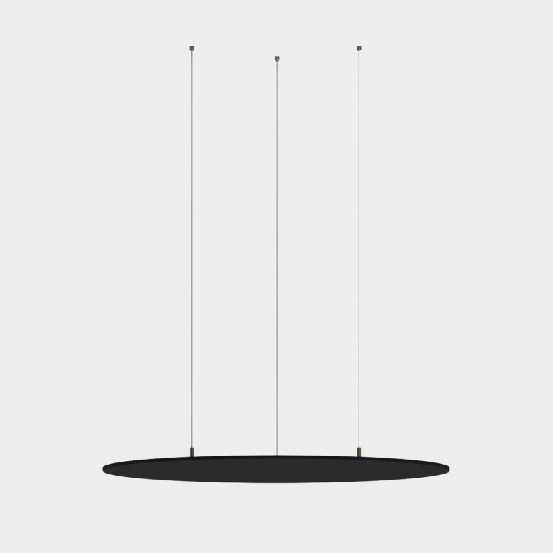 Sound Pendant lamp Ø900mm Anthracite, Without lighting, ON-DEMAND **