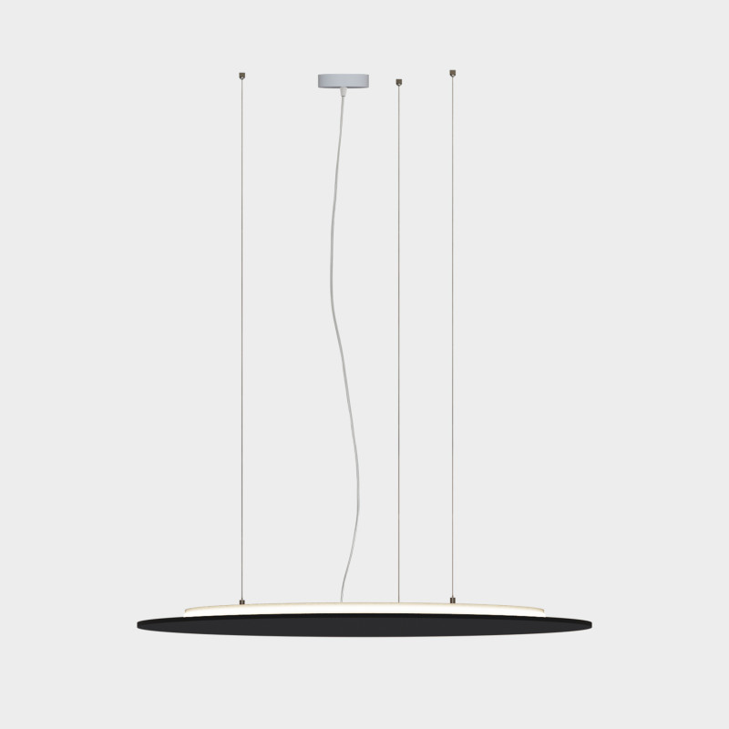 Sound Pendant lamp Ø900mm Anthracite, LED 34W 2700K 3140lm, CRI90 CL.II, ON-DEMAND **