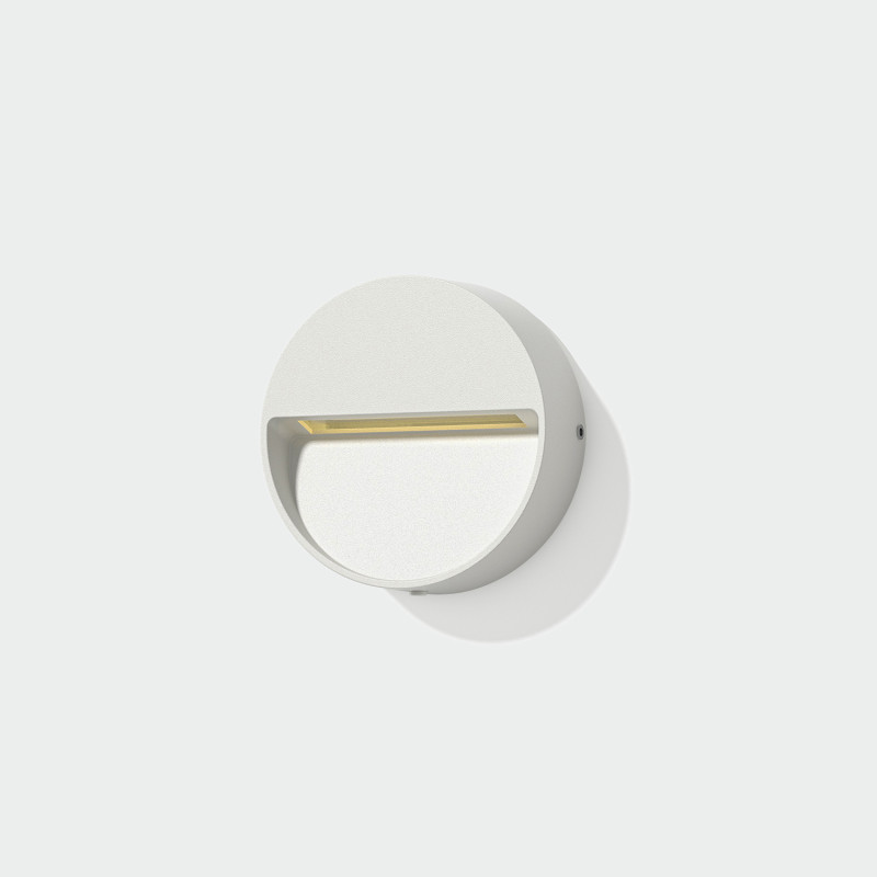 Spica Wall Lamp 16/2061 White, LED 2.2W 299lm, CRI80 CL.I IP65, 2200K-2700K-3200K-4000K Slide Switch