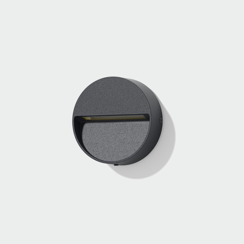 Spica Wall Lamp 16/2061 Anthracite, LED 2.2W 299lm, CRI80 CL.I IP65, 2200K-2700K-3200K-4000K Slide Switch
