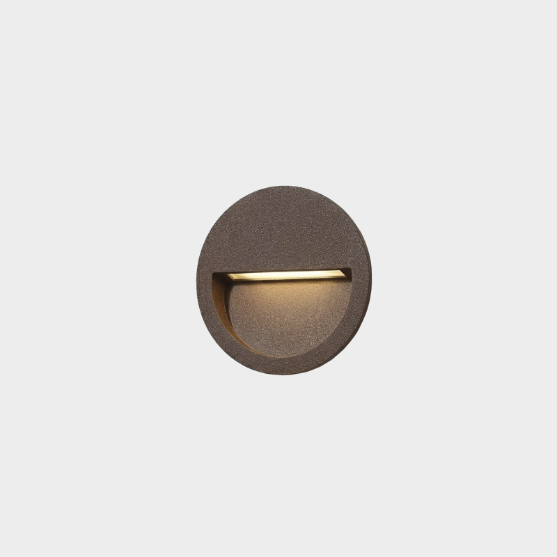 Spica Recessed 2061 Corten, LED 2.2W 299lm, CRI90 CL.I IP65, 2200K-2700K-3200K-4000K Slide Switch, ON-DEMAND **