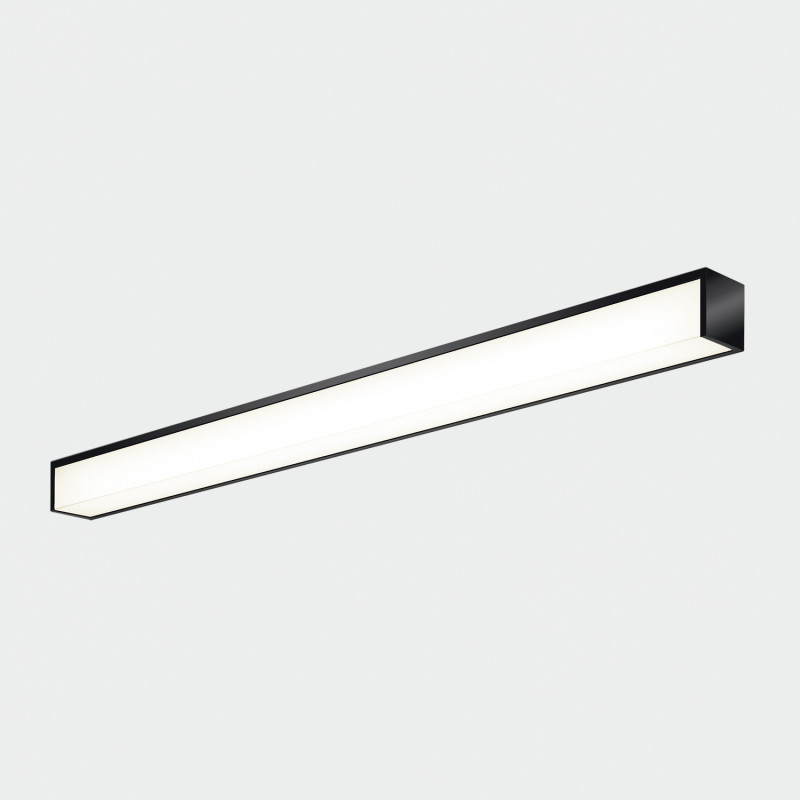 Tavi Wall Lamp 16/3850-60 Black, LED 18W 1500lm, CRI90 CL.II IP44, Integrated LED, 3000K-4000K Slide Switch
